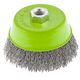 Щітка для УШМ, 100 мм, М14, чашка, крученая проволока СИБРТЕХ (746057C), фото  | SNABZHENIE.com.ua