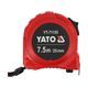 Рулетка YATO 7,5 м x 25 мм, стальная лента, нейлоновое покрытие, фото  | SNABZHENIE.com.ua Рулетка YATO 7,5 м x 25 мм, стальная лента, нейлоновое покрытие, фото  | SNABZHENIE.com.ua