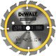 Диск пильный DeWALT 136x10 мм, 16 зубов, угол 20°, WZ/ATB, фото  | SNABZHENIE.com.ua