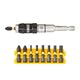 Набір біт DeWALT IMPACT TORSION, ударні, Torx, Philips, Pozidriv, L = 25 мм - Ph2, Pz2, Т10, Т15, Т20, T25, Т30, шарнірний тримач насадок, 10 шт (DT70578T), фото , зображення 2 | SNABZHENIE.com.ua