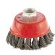 Щетка чашка М14 65 мм, крученая проволока 0,35 мм Matrix, фото  | SNABZHENIE.com.ua