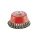 Щітка для УШМ, 100 мм, М14, чашка, кручене дрото 0,35 мм MATRIX (746159M), фото , зображення 3 | SNABZHENIE.com.ua