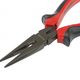 Длинногубцы MATRIX 200 мм, прямые, двухкомпонентные рукоятки, фото , изображение 5 | SNABZHENIE.com.ua