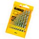 Набор сверл по металлу 10 шт. 1-10 мм в кассете DeWALT HSS-G, фото  | SNABZHENIE.com.ua