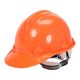 Каска VOREL оранжевая для защиты головы из HDPE, фото  | SNABZHENIE.com.ua