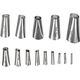 Сопла для герметиков YATO, Ø 5-35 мм, нержавеющая сталь, 14 шт., фото  | SNABZHENIE.com.ua