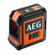 Лазерный нивелир AEG; дальность 15 м, точность 0,3 мм/1 м, горизонт. и вертик. красные лучи, фото  | SNABZHENIE.com.ua