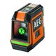 Лазерный нивелир AEG; дальность 20 м, точность 0,4 мм/1 м, зеленые лучи., фото , изображение 2 | SNABZHENIE.com.ua