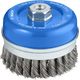 Щітка зачистна сталева 100 мм з дротом із вузликами BOSCH, фото  | SNABZHENIE.com.ua