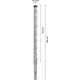 Ударное сверло BOSCH EXPERT SDS plus-7X, 14 x 200 мм, 10 шт., фото , изображение 6 | SNABZHENIE.com.ua
