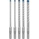 Набор ударных свердел BOSCH SDS plus-7X, 6/6/8/8/10 мм, 5 шт., фото  | SNABZHENIE.com.ua