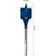 Перове свердло EXPERT Self Cut Speed Spade, 32 x 152 мм BOSCH, фото , зображення 7 | SNABZHENIE.com.ua Перове свердло EXPERT Self Cut Speed Spade, 32 x 152 мм BOSCH, фото , зображення 7 | SNABZHENIE.com.ua