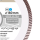 Круг алмазний відрізний DISTAR Gres Ultra 180 x 1,4/1,0 x 8,5 x 25,4 (1A1R) (11120159014), фото , зображення 6 | SNABZHENIE.com.ua