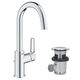 Смеситель для раковины Grohe QuickFix Start L-Size 24203002, фото , изображение 5 | SNABZHENIE.com.ua Смеситель для раковины Grohe QuickFix Start L-Size 24203002, фото , изображение 5 | SNABZHENIE.com.ua