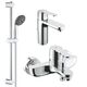 Набір змішувачів 3 в 1 для ванної кімнати Grohe QuickFix Get M-Size UA202701MQ, фото  | SNABZHENIE.com.ua