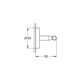 Крючок для ванної кімнати Grohe QuickFix Start Cosmopolitan 41168000, фото , зображення 2 | SNABZHENIE.com.ua Крючок для ванної кімнати Grohe QuickFix Start Cosmopolitan 41168000, фото , зображення 2 | SNABZHENIE.com.ua
