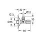Угловой вентиль Grohe QuickFix 220732430, фото , изображение 2 | SNABZHENIE.com.ua