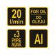 Насос ручний для перекачування олії VOREL, алюмінієвий, продуктивність 20 л/хв, 32 мм, L = 1 м (VO-78002), фото , зображення 4 | SNABZHENIE.com.ua