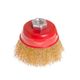 Щетка торцевая MASTERTOOL латунь 75 мм М14 19-7107, фото  | SNABZHENIE.com.ua Щетка торцевая MASTERTOOL латунь 75 мм М14 19-7107, фото  | SNABZHENIE.com.ua