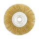 Щетка дисковая MASTERTOOL 180х22,23 мм из латунной проволоки 19-9118, фото , изображение 2 | SNABZHENIE.com.ua