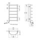 Электрический полотенцесушитель Kroner Трапеция ДТ04EL 800х400/6 EL, фото , изображение 2 | SNABZHENIE.com.ua