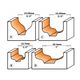 Фреза фигурная 10x10x50 мм, хвостовик 8 мм CMT (965.402.11), фото , изображение 2 | SNABZHENIE.com.ua Фреза фигурная 10x10x50 мм, хвостовик 8 мм CMT (965.402.11), фото , изображение 2 | SNABZHENIE.com.ua