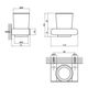 Стакан Qtap Sklenka 6102103B, фото , зображення 2 | SNABZHENIE.com.ua Стакан Qtap Sklenka 6102103B, фото , зображення 2 | SNABZHENIE.com.ua