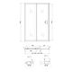 Душова двері в нішу Qtap Taurus CRM2012-13.C6 120-130x185 см, скло Clear 6 мм, покриття CalcLess, фото , зображення 2 | SNABZHENIE.com.ua Душова двері в нішу Qtap Taurus CRM2012-13.C6 120-130x185 см, скло Clear 6 мм, покриття CalcLess, фото , зображення 2 | SNABZHENIE.com.ua
