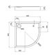 Душовий поддон Qtap Robin 309912C 90x90x12 см + сифон, фото , зображення 2 | SNABZHENIE.com.ua Душовий поддон Qtap Robin 309912C 90x90x12 см + сифон, фото , зображення 2 | SNABZHENIE.com.ua
