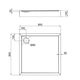 Душовий поддон Qtap Tern 308812C 80x80x12 см + сифон, фото , зображення 2 | SNABZHENIE.com.ua Душовий поддон Qtap Tern 308812C 80x80x12 см + сифон, фото , зображення 2 | SNABZHENIE.com.ua