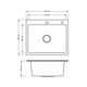 Кухонная мойка Lidz H6050B 3.0/0.8 мм Черная матовая (LDH6050BPVD3008), фото , изображение 2 | SNABZHENIE.com.ua Кухонная мойка Lidz H6050B 3.0/0.8 мм Черная матовая (LDH6050BPVD3008), фото , изображение 2 | SNABZHENIE.com.ua