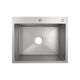 Кухонная мойка Lidz H6050G 3.0/0.8 мм Серый (LDH6050GPVD3008), фото  | SNABZHENIE.com.ua Кухонная мойка Lidz H6050G 3.0/0.8 мм Серый (LDH6050GPVD3008), фото  | SNABZHENIE.com.ua