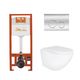 Унитаз Qtap Robin Ultra Quiet + комплект инсталляции Nest 4в1 Chrome, фото  | SNABZHENIE.com.ua Унитаз Qtap Robin Ultra Quiet + комплект инсталляции Nest 4в1 Chrome, фото  | SNABZHENIE.com.ua