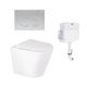 Комплект: Qtap Swan унитаз напольний Rimless QT16223178W + Nest комплект інсталяції 2в1 (кругла клавіша Satin) QT0122490S4Q1 + QT0111M11111SAT, фото  | SNABZHENIE.com.ua Комплект: Qtap Swan унитаз напольний Rimless QT16223178W + Nest комплект інсталяції 2в1 (кругла клавіша Satin) QT0122490S4Q1 + QT0111M11111SAT, фото  | SNABZHENIE.com.ua