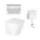Комплект: Qtap Swan унітаз напольний Rimless QT16223178W + Nest комплект інсталяції 2в1 (квадратна клавіша Chrome) QT0122490S4Q1 + QT0111M06028CRM, фото  | SNABZHENIE.com.ua Комплект: Qtap Swan унітаз напольний Rimless QT16223178W + Nest комплект інсталяції 2в1 (квадратна клавіша Chrome) QT0122490S4Q1 + QT0111M06028CRM, фото  | SNABZHENIE.com.ua