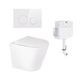 Комплект: Qtap Swan унитаз напольний Rimless QT16223178W + Nest комплект інсталяції 2в1 (кругла клавіша White) QT0122490S4Q1 + QT0111M11110W, фото  | SNABZHENIE.com.ua Комплект: Qtap Swan унитаз напольний Rimless QT16223178W + Nest комплект інсталяції 2в1 (кругла клавіша White) QT0122490S4Q1 + QT0111M11110W, фото  | SNABZHENIE.com.ua