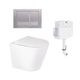 Комплект: Qtap Swan унитаз напольний Rimless QT16223178W + Nest комплект інсталяції 2в1 (квадратна клавіша Satin) QT0122490S4Q1 + QT0111M06029SAT, фото  | SNABZHENIE.com.ua Комплект: Qtap Swan унитаз напольний Rimless QT16223178W + Nest комплект інсталяції 2в1 (квадратна клавіша Satin) QT0122490S4Q1 + QT0111M06029SAT, фото  | SNABZHENIE.com.ua