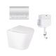 Комплект: Qtap Swan унитаз напольний Rimless QT16223178W + Nest комплект інсталяції 2в1 (лінійна клавіша Chrome) QT0122490S4Q1 + QT0111M08381CRM, фото  | SNABZHENIE.com.ua Комплект: Qtap Swan унитаз напольний Rimless QT16223178W + Nest комплект інсталяції 2в1 (лінійна клавіша Chrome) QT0122490S4Q1 + QT0111M08381CRM, фото  | SNABZHENIE.com.ua