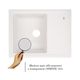 Кухонна мийка Lidz 620x435/200 WHI-01 (LIDZWHI01620435200), фото , зображення 3 | SNABZHENIE.com.ua Кухонна мийка Lidz 620x435/200 WHI-01 (LIDZWHI01620435200), фото , зображення 3 | SNABZHENIE.com.ua