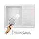 Кухонна мийка Lidz 650x500/200 WHI-01 (LIDZWHI016505002), фото , зображення 3 | SNABZHENIE.com.ua Кухонна мийка Lidz 650x500/200 WHI-01 (LIDZWHI016505002), фото , зображення 3 | SNABZHENIE.com.ua