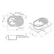 Кухонна мийка Lidz 780x500/200 COL-06 (LIDZCOL067805002), фото , зображення 2 | SNABZHENIE.com.ua Кухонна мийка Lidz 780x500/200 COL-06 (LIDZCOL067805002), фото , зображення 2 | SNABZHENIE.com.ua