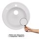 Кухонна мийка Lidz D510/200 WHI-01 (LIDZWHI01D510200), фото , зображення 3 | SNABZHENIE.com.ua Кухонна мийка Lidz D510/200 WHI-01 (LIDZWHI01D510200), фото , зображення 3 | SNABZHENIE.com.ua