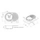 Кухонна мийка Lidz 7750 0,8 мм Micro Decor (LIDZ7750MDEC), фото , зображення 2 | SNABZHENIE.com.ua Кухонна мийка Lidz 7750 0,8 мм Micro Decor (LIDZ7750MDEC), фото , зображення 2 | SNABZHENIE.com.ua