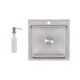 Набор 2 в 1 Lidz: мойка H5050 3.0/1.0 мм Brush + дозатор, фото  | SNABZHENIE.com.ua Набор 2 в 1 Lidz: мойка H5050 3.0/1.0 мм Brush + дозатор, фото  | SNABZHENIE.com.ua