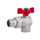 Кран шаровий Icma FAR. ROSSA 1/2 кутовий №361, фото  | SNABZHENIE.com.ua Кран шаровий Icma FAR. ROSSA 1/2 кутовий №361, фото  | SNABZHENIE.com.ua