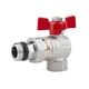 Кран шаровий Icma FAR. ROSSA 1/2 кутовий №362, фото  | SNABZHENIE.com.ua Кран шаровий Icma FAR. ROSSA 1/2 кутовий №362, фото  | SNABZHENIE.com.ua