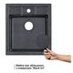 Кухонна мийка Lidz 460х515/200 BLA-03 (LIDZBLA03460515200), фото , зображення 3 | SNABZHENIE.com.ua Кухонна мийка Lidz 460х515/200 BLA-03 (LIDZBLA03460515200), фото , зображення 3 | SNABZHENIE.com.ua