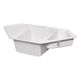Кухонна мийка з додатковою чашею Lidz 1000x500/225 WHI-01, фото , зображення 4 | SNABZHENIE.com.ua Кухонна мийка з додатковою чашею Lidz 1000x500/225 WHI-01, фото , зображення 4 | SNABZHENIE.com.ua