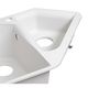 Кухонна мийка з додатковою чашею Lidz 1000x500/225 WHI-01, фото , зображення 6 | SNABZHENIE.com.ua Кухонна мийка з додатковою чашею Lidz 1000x500/225 WHI-01, фото , зображення 6 | SNABZHENIE.com.ua