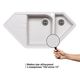 Кухонна мийка з додатковою чашею Lidz 1000x500/225 STO-10 (LIDZSTO101000500225), фото , зображення 3 | SNABZHENIE.com.ua Кухонна мийка з додатковою чашею Lidz 1000x500/225 STO-10 (LIDZSTO101000500225), фото , зображення 3 | SNABZHENIE.com.ua